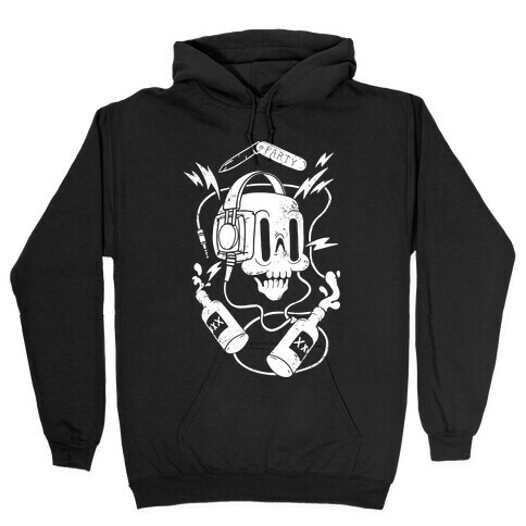 Party Skull Hooded Sweatshirt