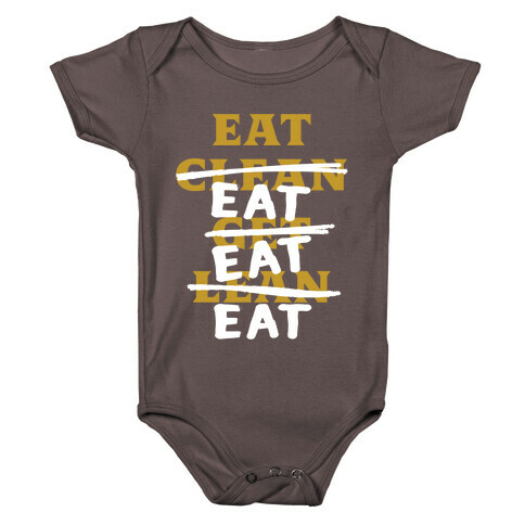 Eat Clean Get Lean? Just Eat Baby One-Piece