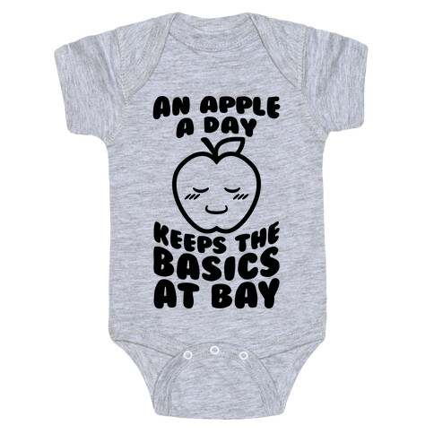An Apple A Day Keeps The Basics At Bay Baby One-Piece