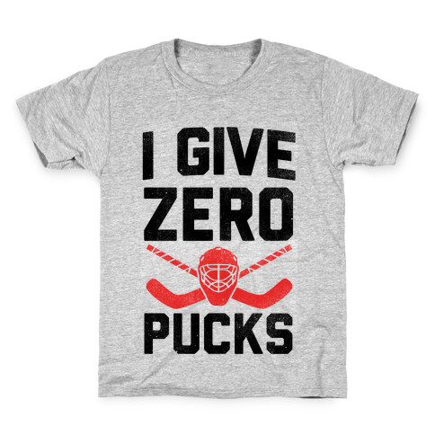 I Give Zero Pucks Kids T-Shirt