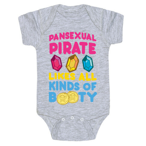 Pansexual Pirate Likes All Kinds Of Booty Baby One-Piece