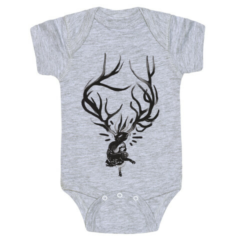 A Jackalope's Lullaby Baby One-Piece