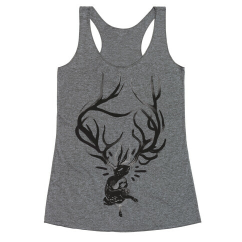 A Jackalope's Lullaby Racerback Tank Top