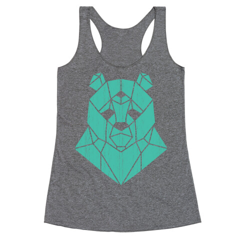 The Bear Sees All Racerback Tank Top