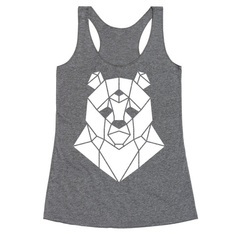 The Bear Sees All Racerback Tank Top