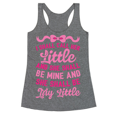 I Shall Call Her Little Racerback Tank Top
