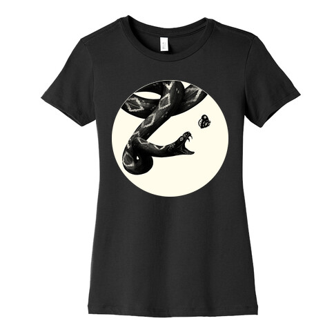 Deadly Diamonds Rattler and Moth Womens T-Shirt