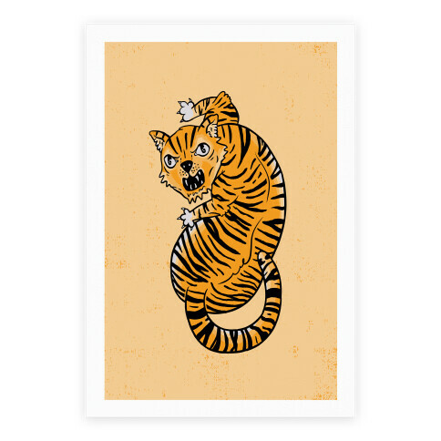 The Ferocious Tiger Poster