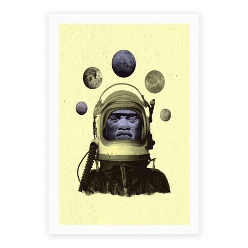 Space Olmec Poster