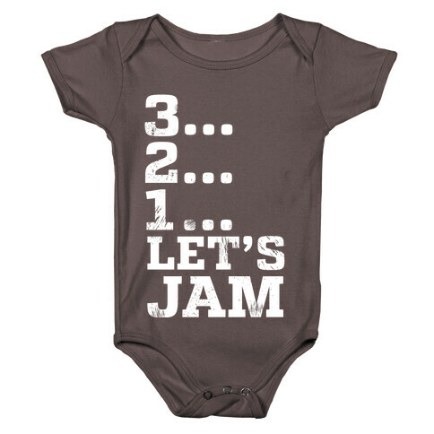 3 2 1 Let's Jam! Baby One-Piece