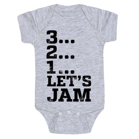 3 2 1 Let's Jam! Baby One-Piece