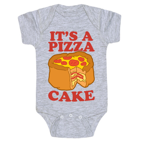 It's A Pizza Cake Baby One-Piece