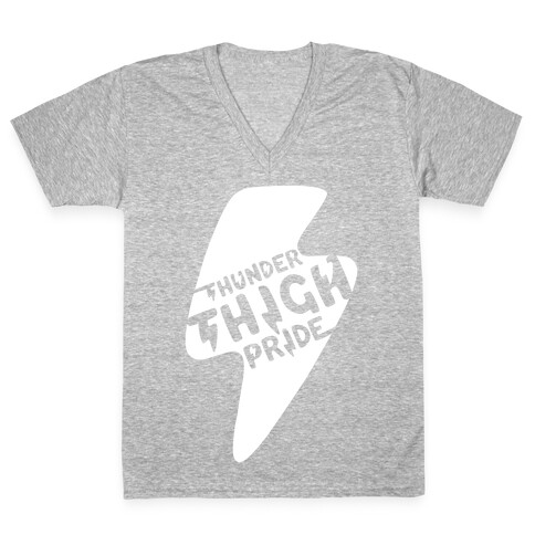 Thunder Thigh Pride V-Neck Tee Shirt