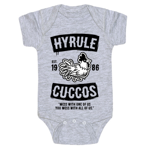 Hyrule Cuccos Baby One-Piece