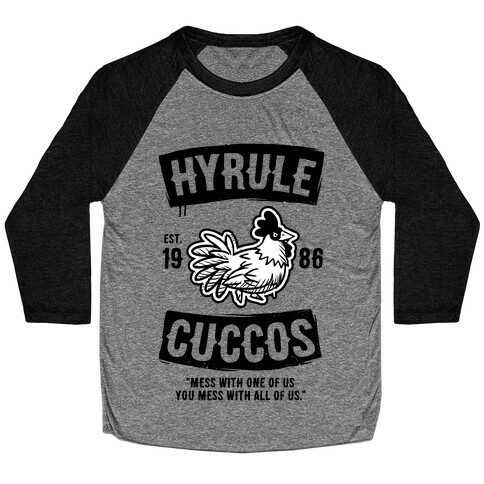 Hyrule Cuccos Baseball Tee