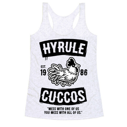 Hyrule Cuccos Racerback Tank Top