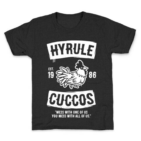 Hyrule Cuccos Kids T-Shirt
