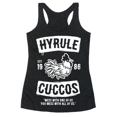 Hyrule Cuccos Racerback Tank Top
