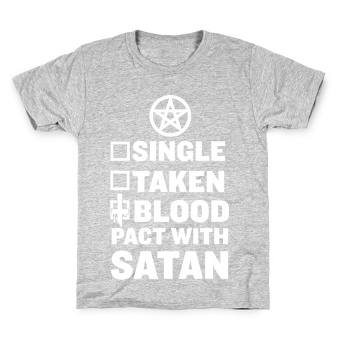 Blood Pact With Satan Kids T-Shirt