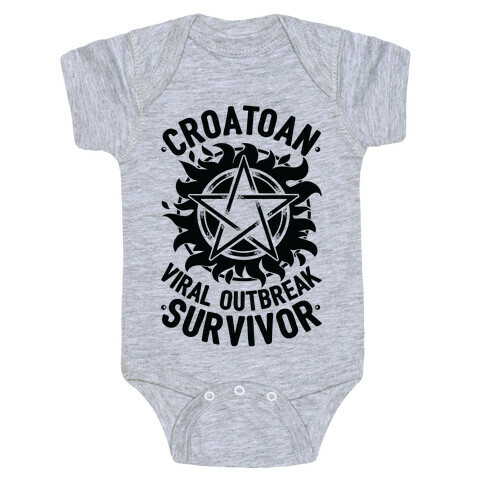 Croatoan Virus Outbreak Survivor Baby One-Piece