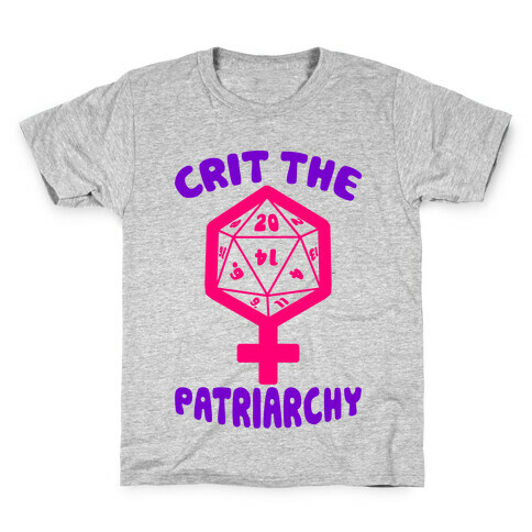 Crit The Patriarchy Kids T-Shirt