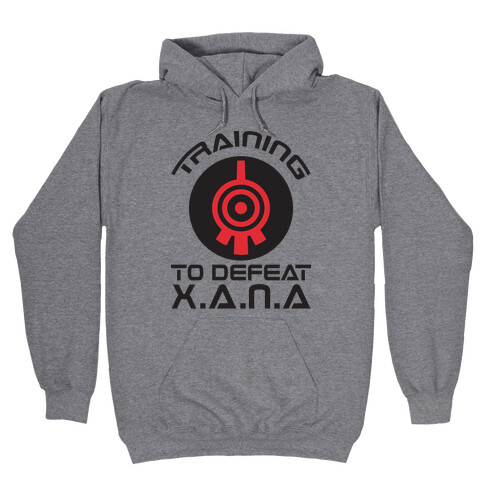 Training To Defeat XANA Hooded Sweatshirt