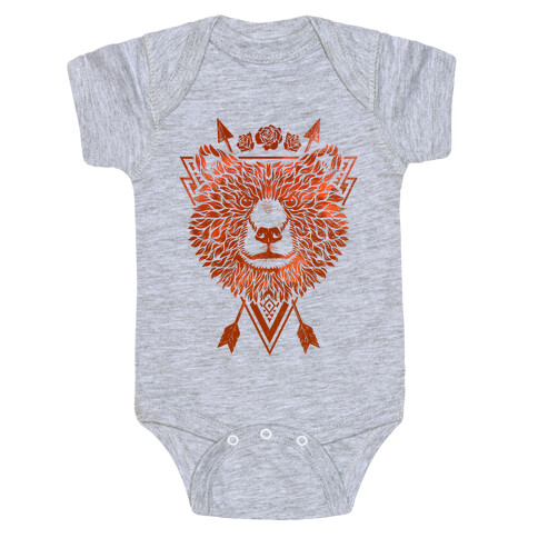 Indie Warrior Bear Baby One-Piece