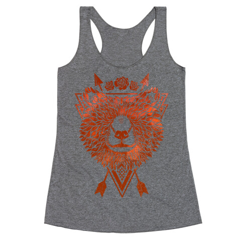 Indie Warrior Bear Racerback Tank Top