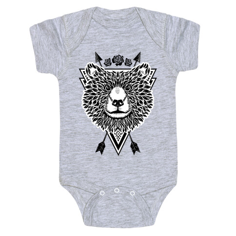 Indie Warrior Bear Baby One-Piece