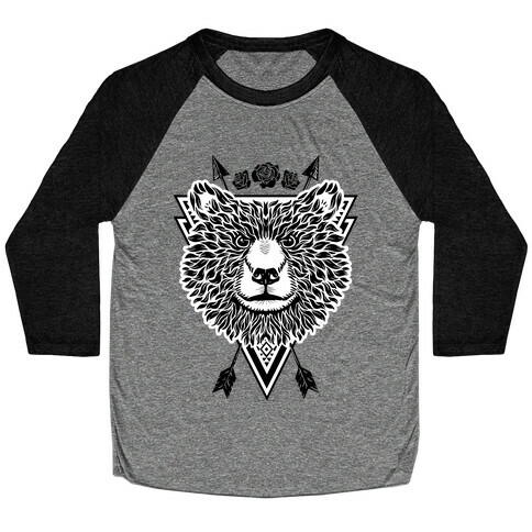 Indie Warrior Bear Baseball Tee