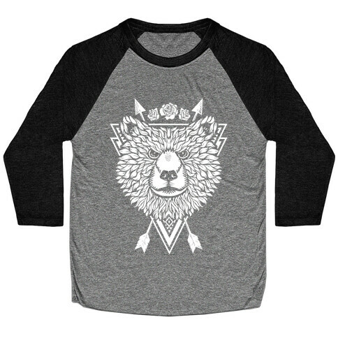 Indie Warrior Bear Baseball Tee