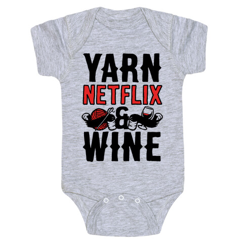 Yarn Netflix & Wine Baby One-Piece