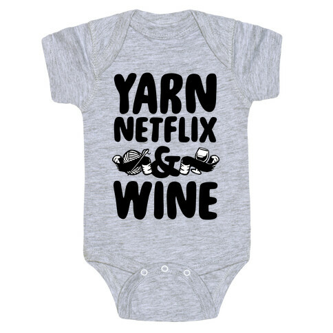 Yarn Netflix & Wine Baby One-Piece