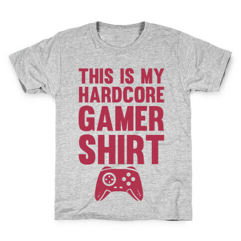 This Is My Hardcore Gamer Shirt Kids T-Shirt
