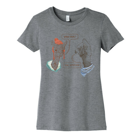 Alpaca Bowl Womens T-Shirt