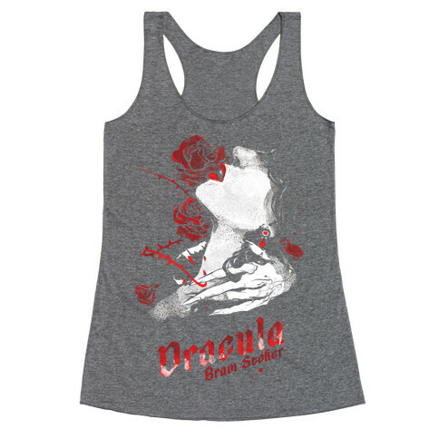 Dracula Book Cover Racerback Tank Top