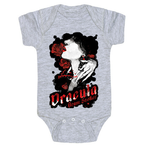 Dracula Book Cover Baby One-Piece