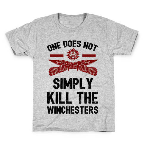 One Does Not Simply Kill The Winchesters Kids T-Shirt