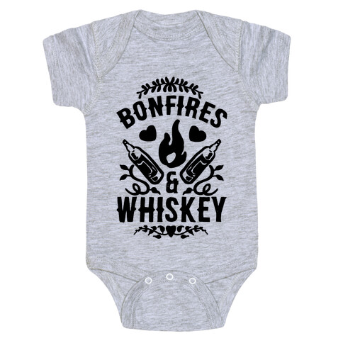 Bonfires & Whiskey Baby One-Piece