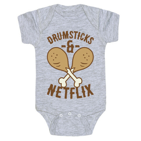 Drumsticks And Netflix Baby One-Piece