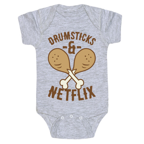 Drumsticks And Netflix Baby One-Piece