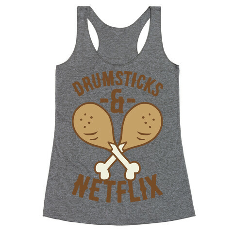 Drumsticks And Netflix Racerback Tank Top