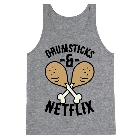 Drumsticks And Netflix Tank Top