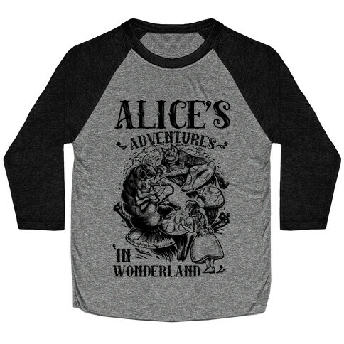 Alice's Adventures in Wonderland Baseball Tee
