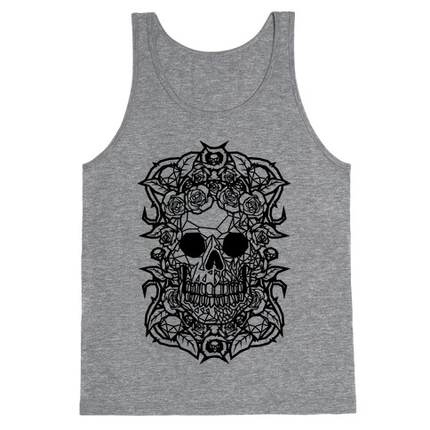 Punk Diamond Skull Tank Top