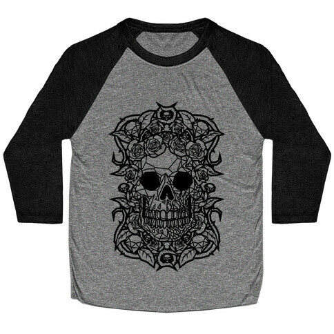 Punk Diamond Skull Baseball Tee