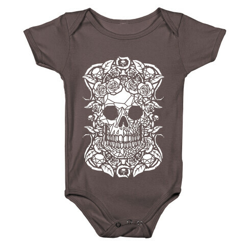 Punk Diamond Skull Baby One-Piece