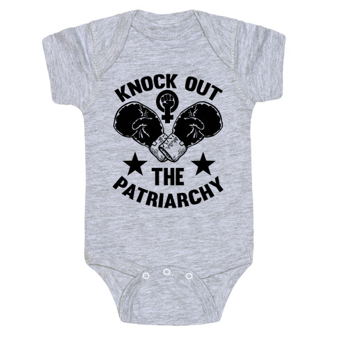 Knock Out The Patriarchy Baby One-Piece