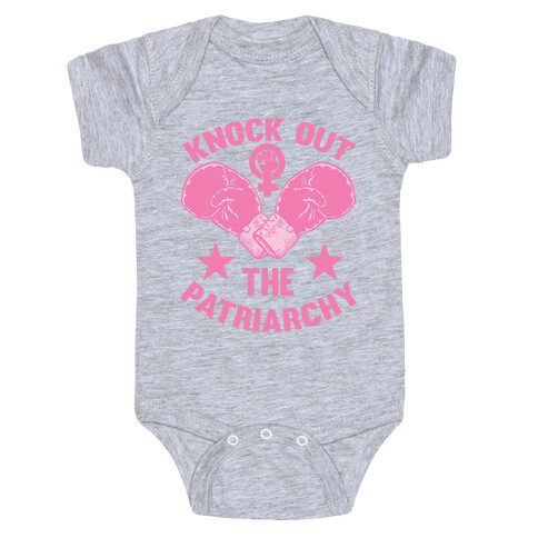 Knock Out The Patriarchy Baby One-Piece