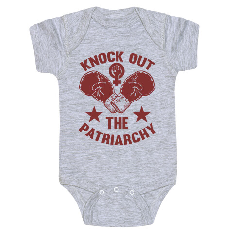 Knock Out The Patriarchy Baby One-Piece